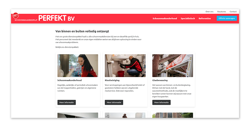 Schoonmaakbedrijf Perfekt