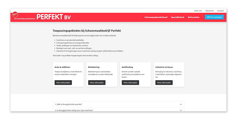 Schoonmaakbedrijf Perfekt
