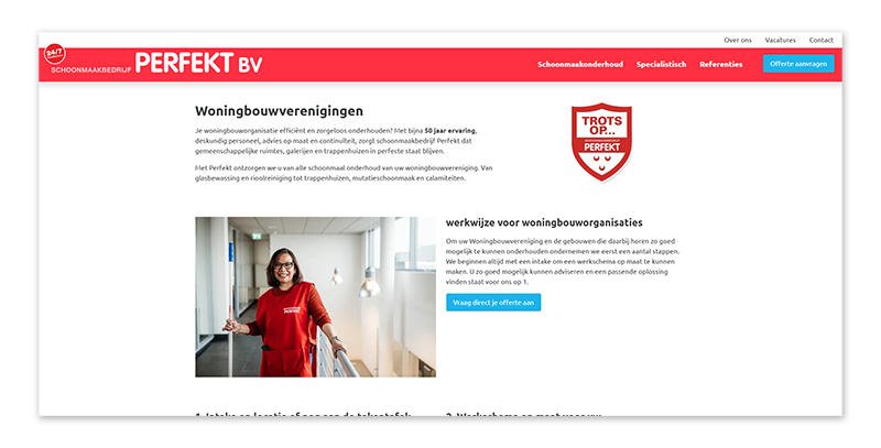 Schoonmaakbedrijf Perfekt