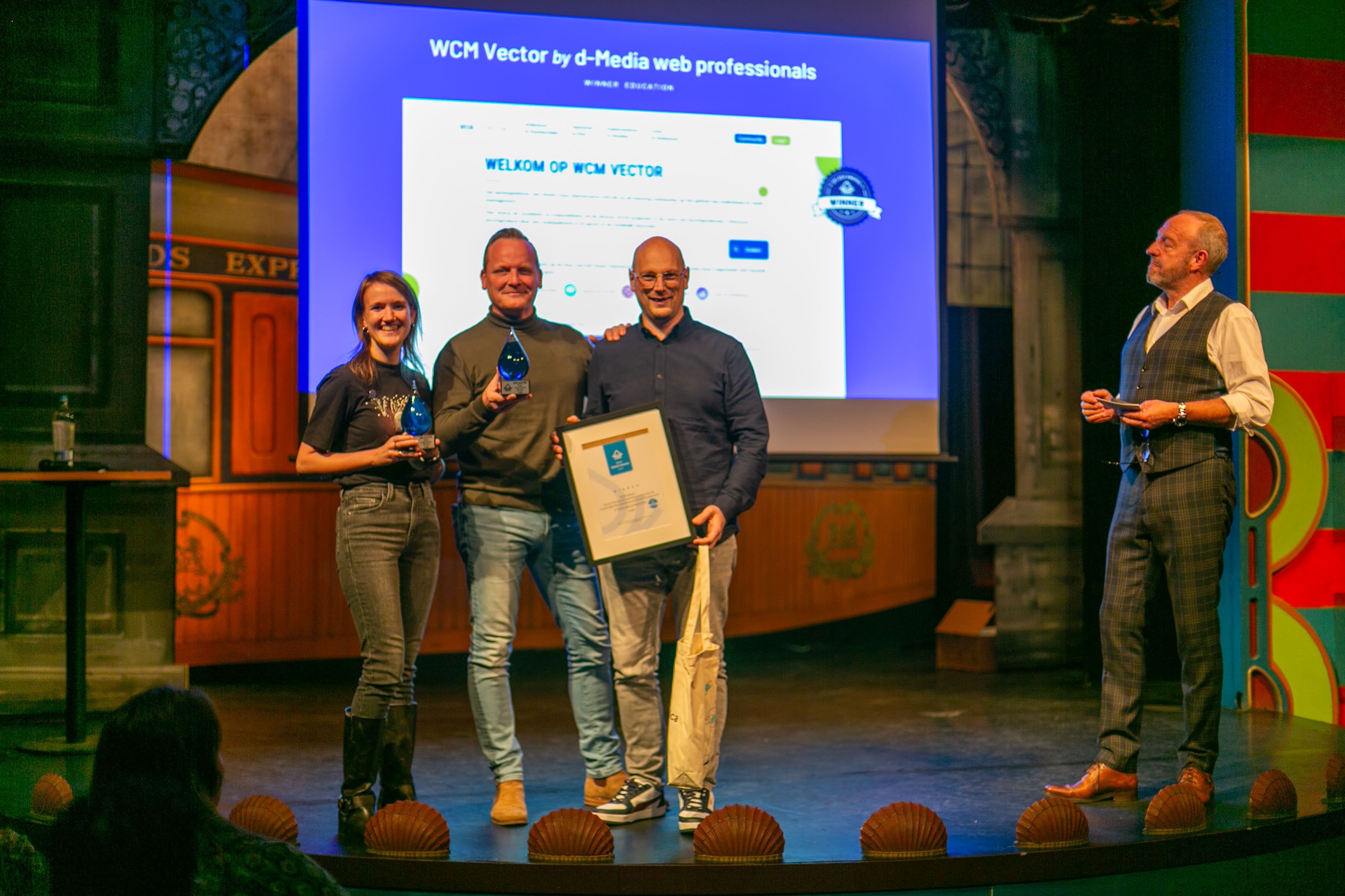 WCM Vector Splash Award Winnaar d-Media