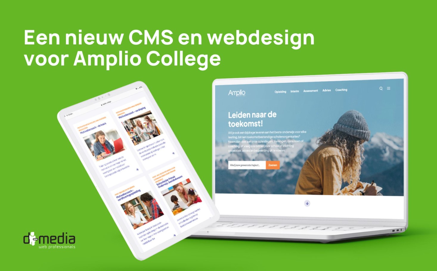 Nieuwe website Amplio College