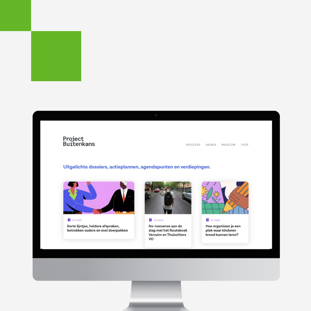 Project Buitenkans website