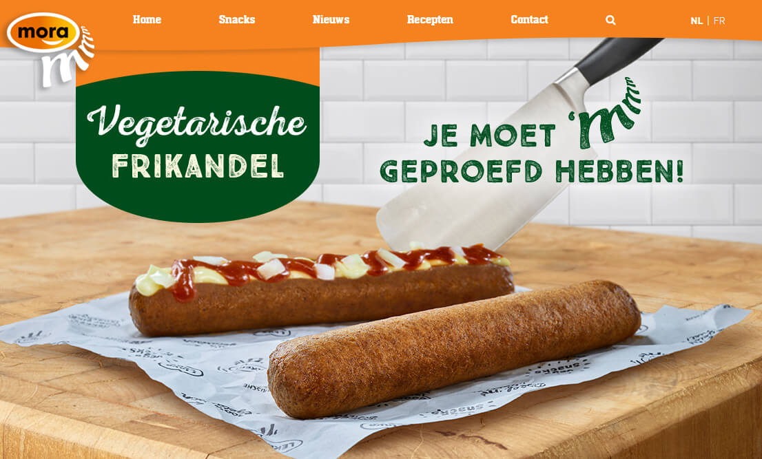 Vegetarische snacks Mora