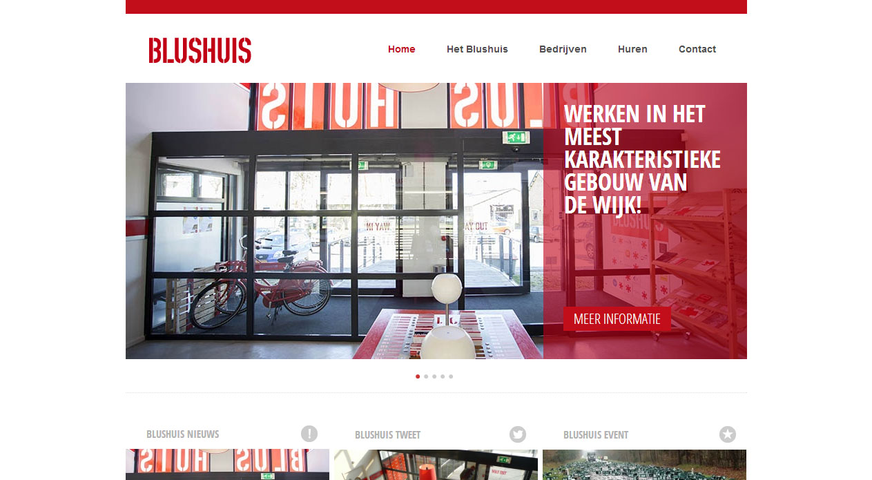 Blushuis vernieuwde responsive website