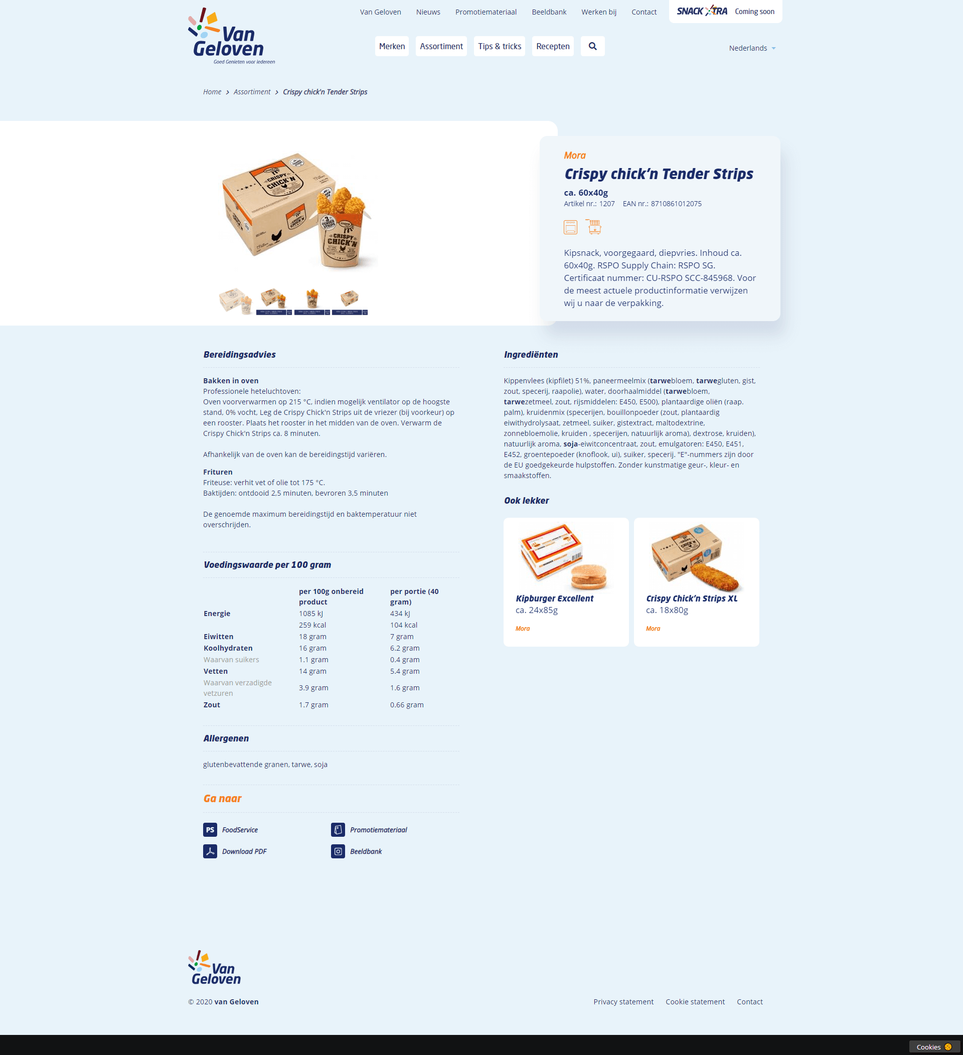 Producten op website Van Geloven