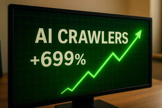 AI Crawlers in opkomst: +699% meer bezoek