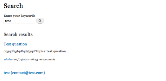 Search Combine module Drupal